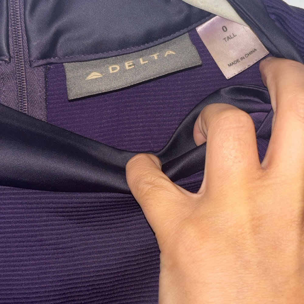 Zac Posen Delta Airline Flight Attendant Stewardess Uniform Dress 0 - Picture 3 of 3